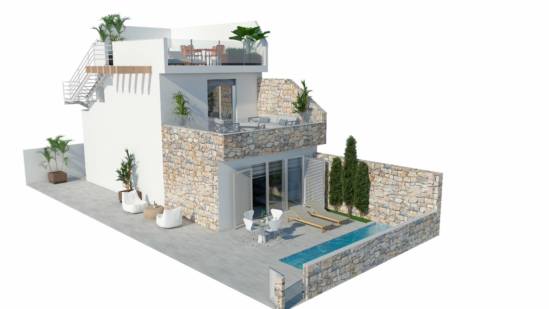Nouvelle construction - Villa / Half vrijstaand - Los Alcazares