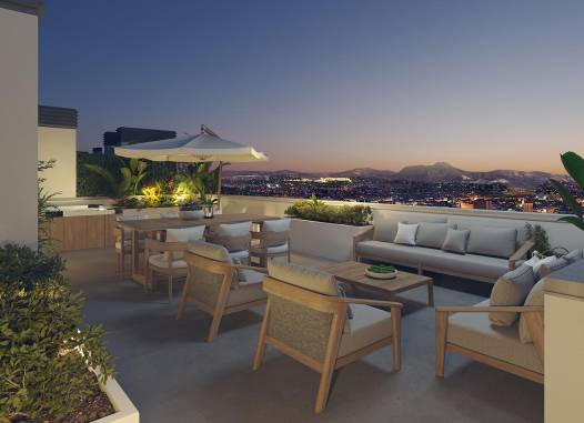 Penthouse - Obra nueva - Alicante - Pau Ii