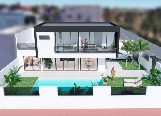 Villa - Nowy budynek - San Pedro del Pinatar - Pueblo